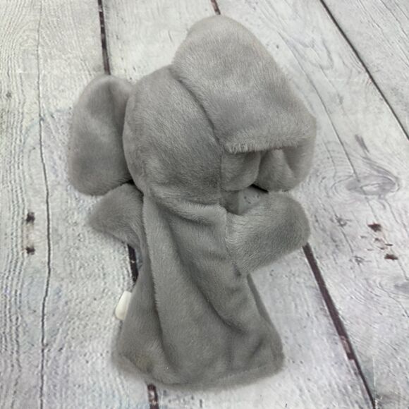 Grey‎ Elephant And Pink Pig Plush Hand Puppets Best Made Toys Lot Of 2 - Picture 8 of 10